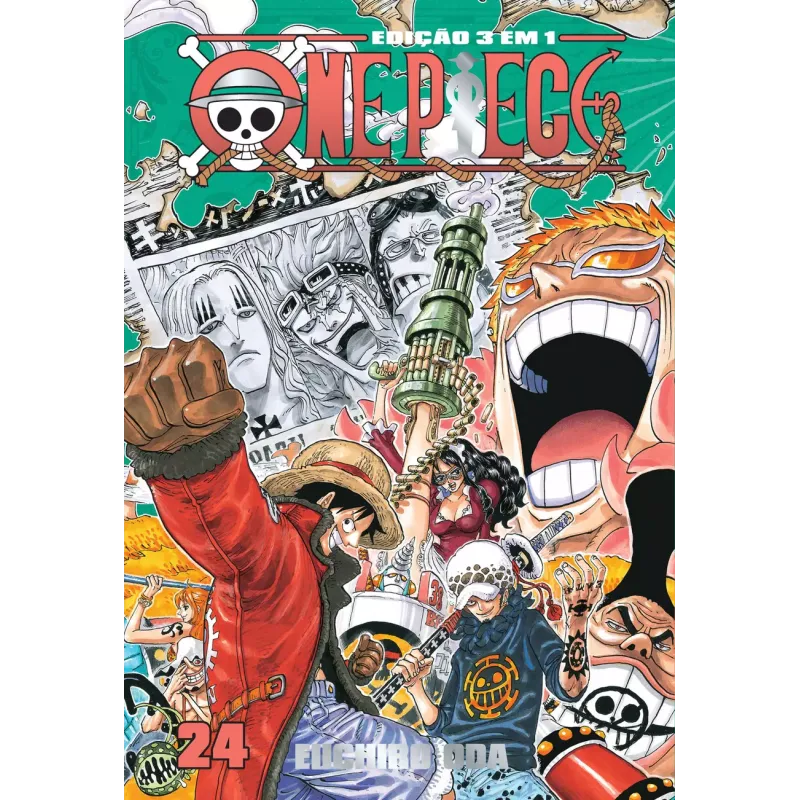 One Piece 3 em 1 Vol. 24