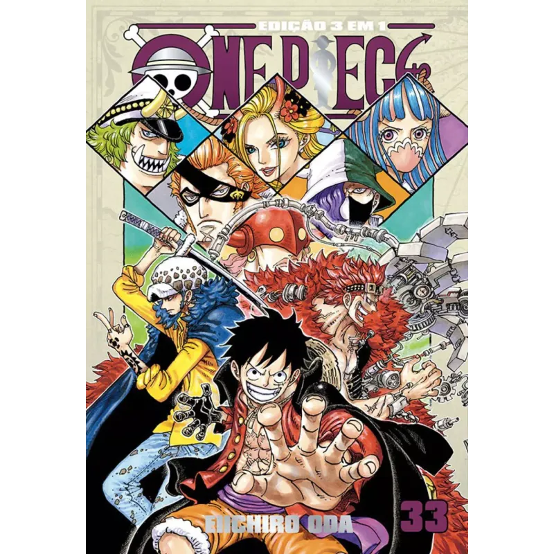 One Piece 3 em 1 Vol. 33 One Piece 3 em 1 Vol. 33