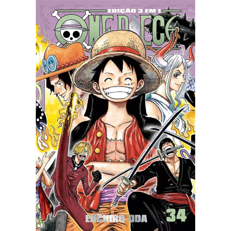 One Piece 3 em 1 Vol. 34 One Piece 3 em 1 Vol. 34