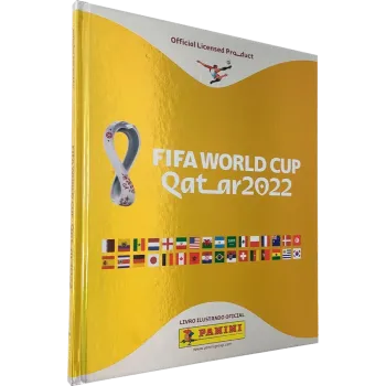 Copa do Mundo 2022 - Álbum Capa Dura Dourado (FIFA World Cup Qatar 2022)