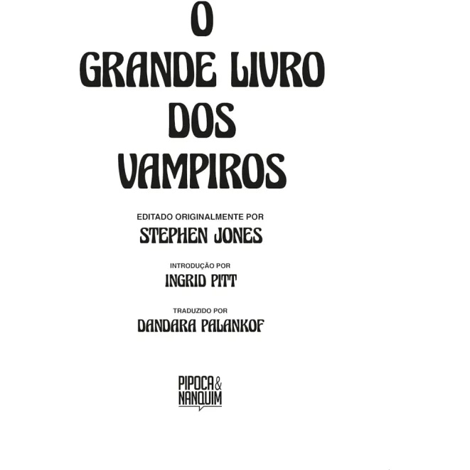 Grande Livro dos Vampiros, O