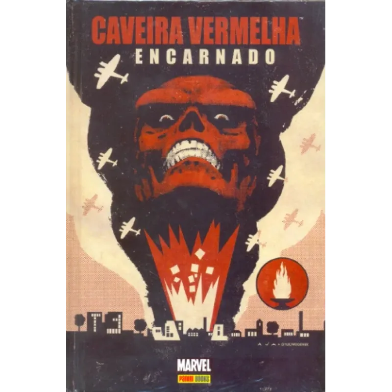 Caveira Vermelha - Encarnado