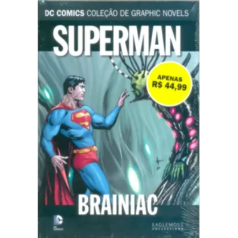 DC Comics Coleção de Graphic Novels Vol. 18 - Superman: Brainiac - Eaglemoss