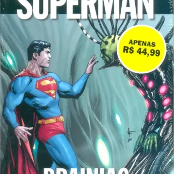 DC Comics Coleção de Graphic Novels Vol. 18 - Superman: Brainiac - Eaglemoss DC Comics Coleção de Graphic Novels Vol. 18 - Superman: Brainiac - Eaglemoss