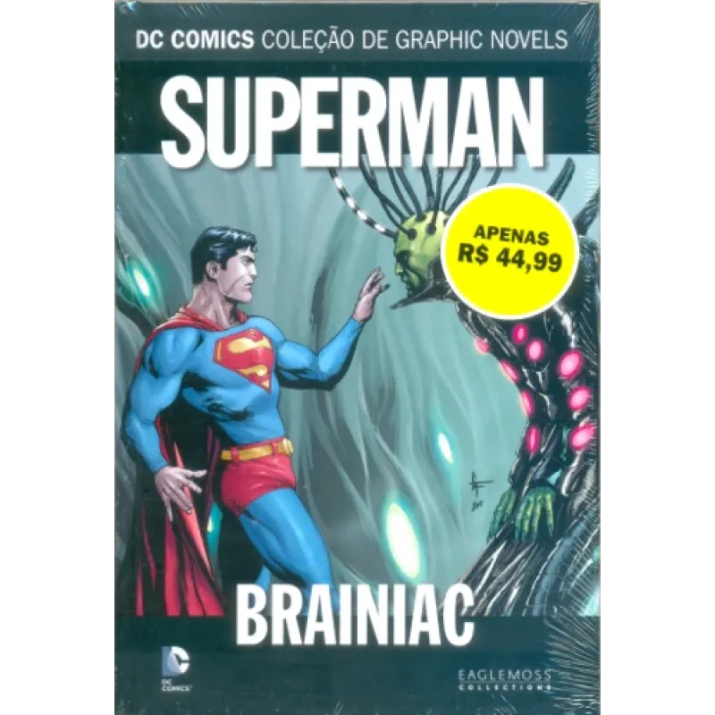 DC Comics Coleção de Graphic Novels Vol. 18 - Superman: Brainiac - Eaglemoss