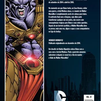 DC Comics Coleção de Graphic Novels Vol. 47 - Mulher-Maravilha: Os Olhos da Górgona - Eaglemoss