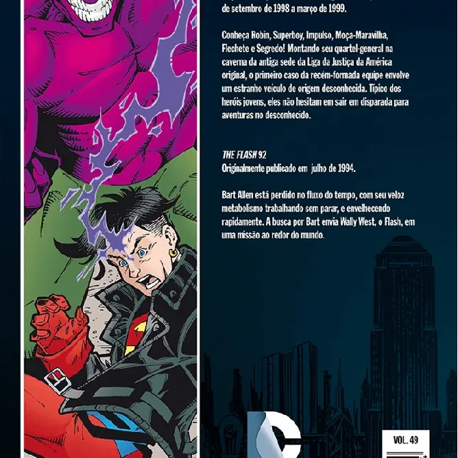 DC Comics Coleção de Graphic Novels Vol. 49 - Justiça Jovem: Uma Nova Liga - Eaglemoss DC Comics Coleção de Graphic Novels Vol. 49 - Justiça Jovem: Uma Nova Liga - Eaglemoss