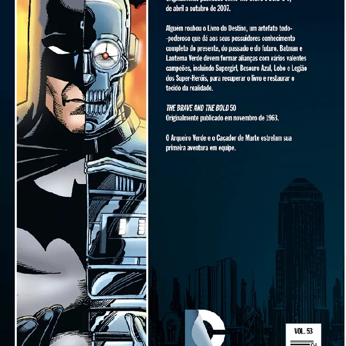 DC Comics Coleção de Graphic Novels Vol. 53 - O Bravo e o Audaz: Os Donos da Sorte - Eaglemoss DC Comics Coleção de Graphic Novels Vol. 53 - O Bravo e o Audaz: Os Donos da Sorte - Eaglemoss