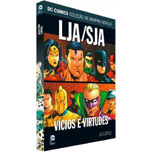 DC Comics Coleção de Graphic Novels Vol. 64 - LJA/SJA - Vícios e Virtudes - Eaglemoss