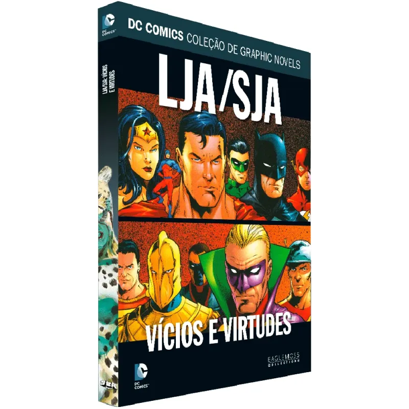 DC Comics Coleção de Graphic Novels Vol. 64 - LJA/SJA - Vícios e Virtudes - Eaglemoss