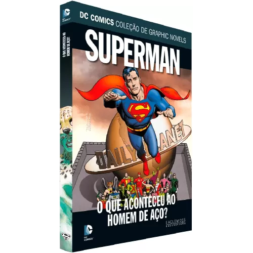 DC Comics Coleção de Graphic Novels Vol. 63 - Superman - O Que Aconteceu ao Homem de Aço? - Eaglemoss