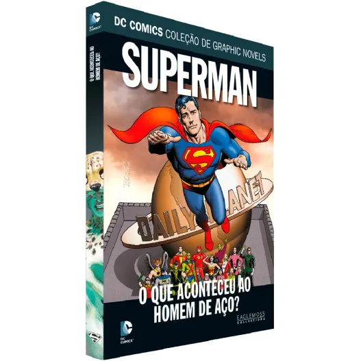 DC Comics Coleção de Graphic Novels Vol. 63 - Superman - O Que Aconteceu ao Homem de Aço? - Eaglemoss
