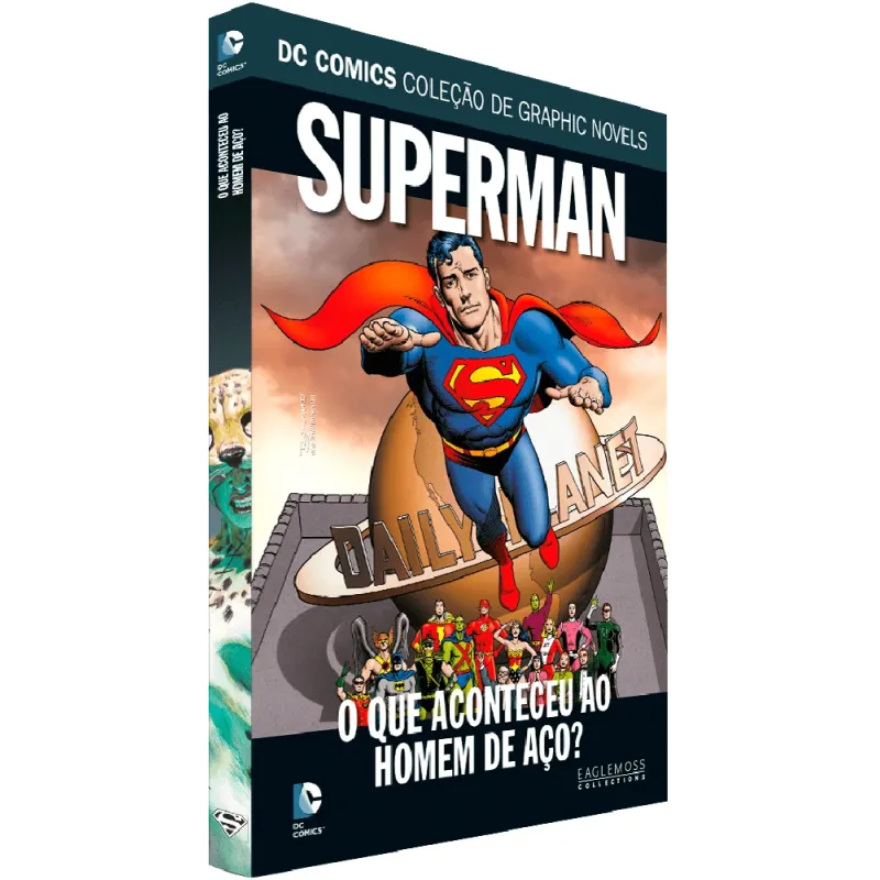 DC Comics Coleção de Graphic Novels Vol. 63 - Superman - O Que Aconteceu ao Homem de Aço? - Eaglemoss