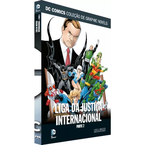 DC Comics Coleção de Graphic Novels Vol. 73 - Liga da Justiça Internacional Parte 2 - Eaglemoss