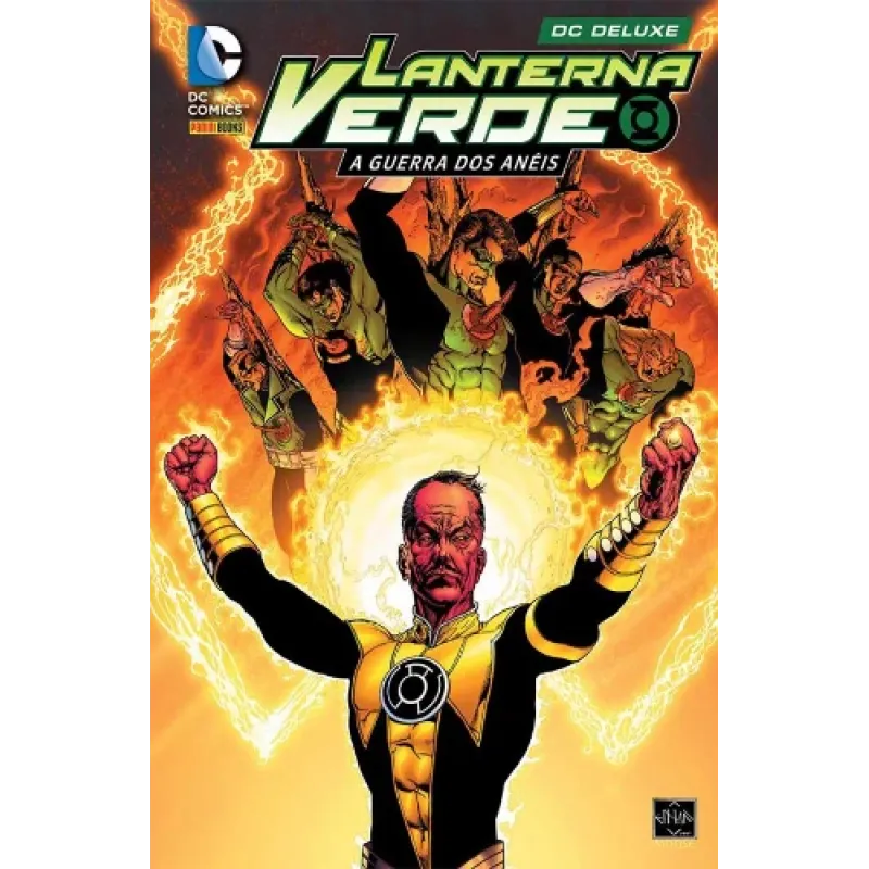 Lanterna Verde - A Guerra dos Anéis Vol. 01 - DC Deluxe 