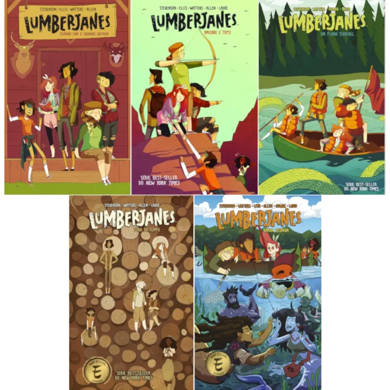 Lumberjanes - Vols. 01, 02, 03, 04 e 05