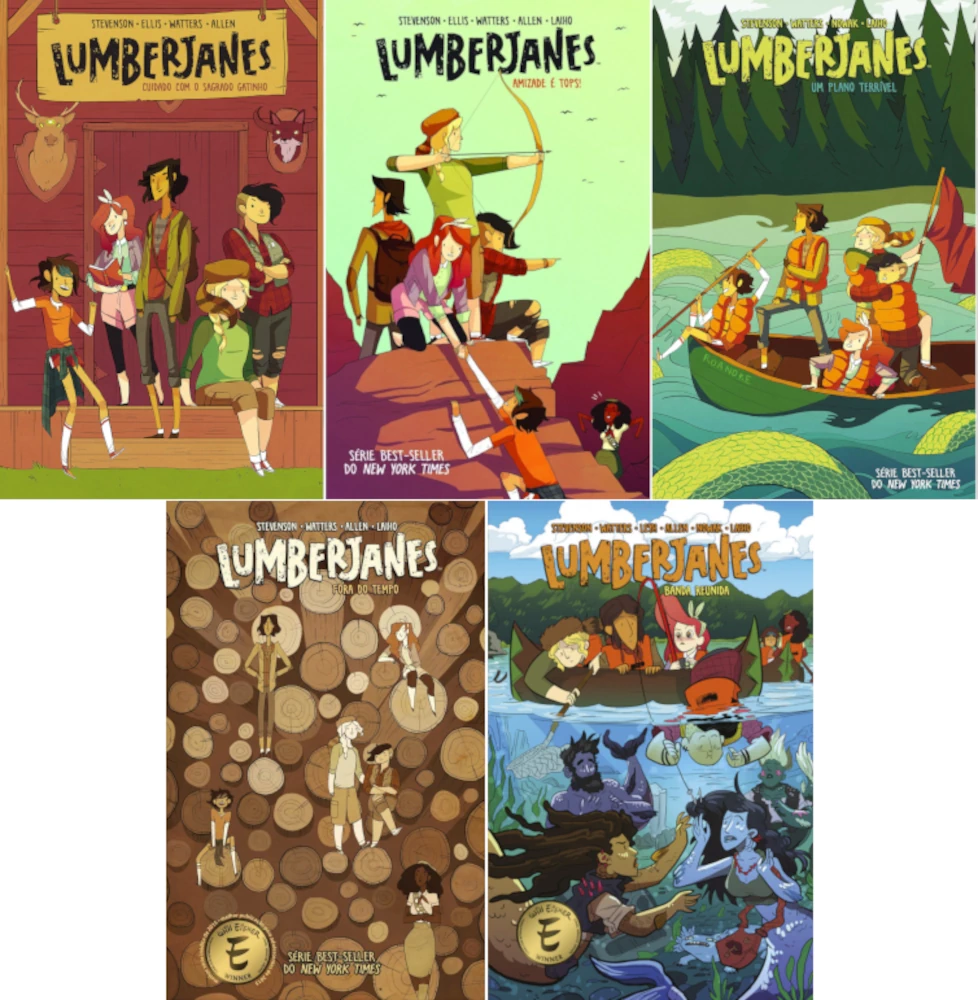 Lumberjanes - Vols. 01, 02, 03, 04 e 05