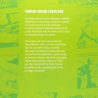 Mandrake - O Barão Kord, A Ilha dos Mortos-Vivos!