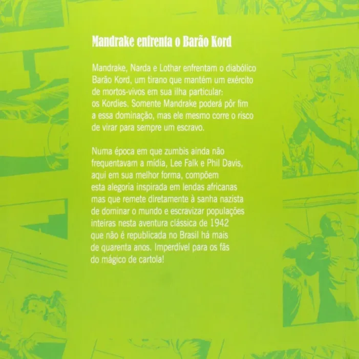 Mandrake - O Barão Kord, A Ilha dos Mortos-Vivos!