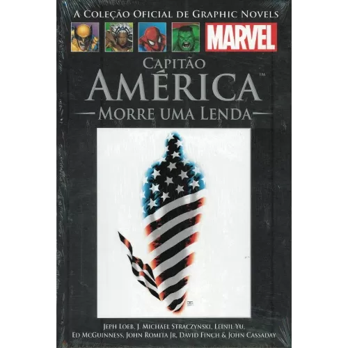 Coleção Oficial de Graphic Novels Marvel, A - Vol. 51 - Capitão América - Morre uma Lenda - Salvat