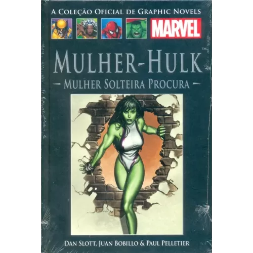 Coleção Oficial de Graphic Novels Marvel, A - Vol. 35 - Mulher-Hulk - Mulher Solteira Procura - Salvat