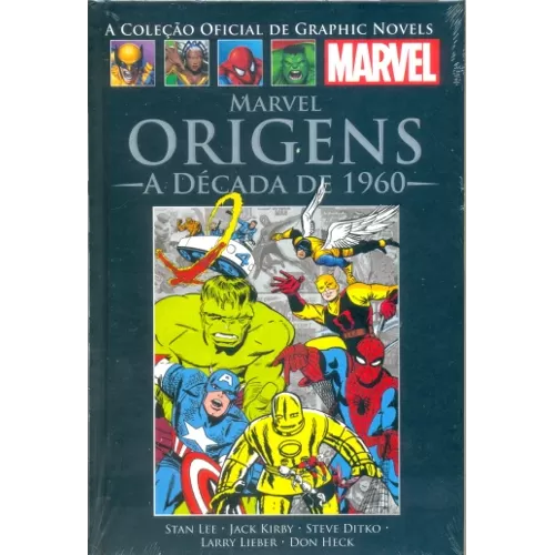 Coleção Oficial de Graphic Novels Marvel, A - Clássicos I - Marvel Origens - A Década de 1960 - Salvat