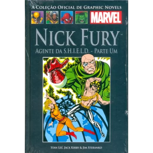 Coleção Oficial de Graphic Novels Marvel, A - Clássicos VIII - Nick Fury - Agente da S.H.I.E.L.D. Parte Um - Salvat