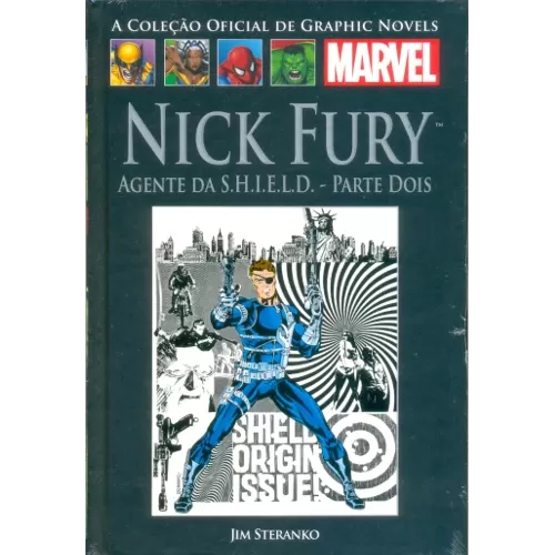 Coleção Oficial de Graphic Novels Marvel, A - Clássicos IX - Nick Fury - Agente da S.H.I.E.L.D. Parte Dois - Salvat