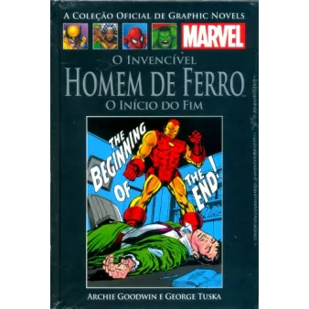 Coleção Oficial de Graphic Novels Marvel, A - Clássicos XVII - O Invencível Homem de Ferro: O Início do Fim - Salvat Coleção Oficial de Graphic Novels Marvel, A - Clássicos XVII - O Invencível Homem de Ferro: O Início do Fim - Salvat
