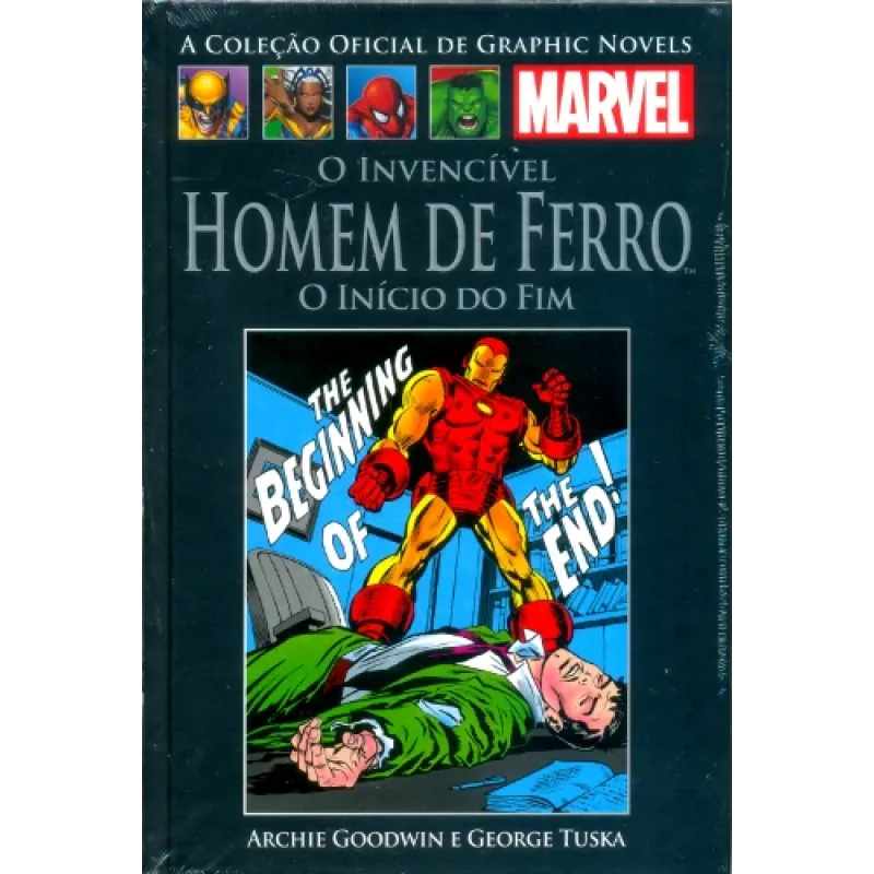 Coleção Oficial de Graphic Novels Marvel, A - Clássicos XVII - O Invencível Homem de Ferro: O Início do Fim - Salvat