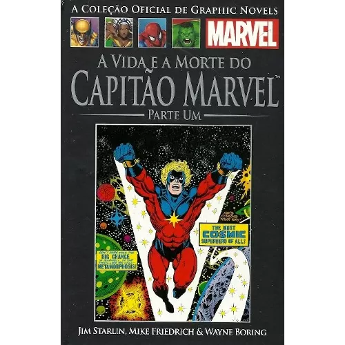 Coleção Oficial de Graphic Novels Marvel, A - Clássicos XXIV - A Vida e a Morte do Capitão Marvel: Parte Um - Salvat