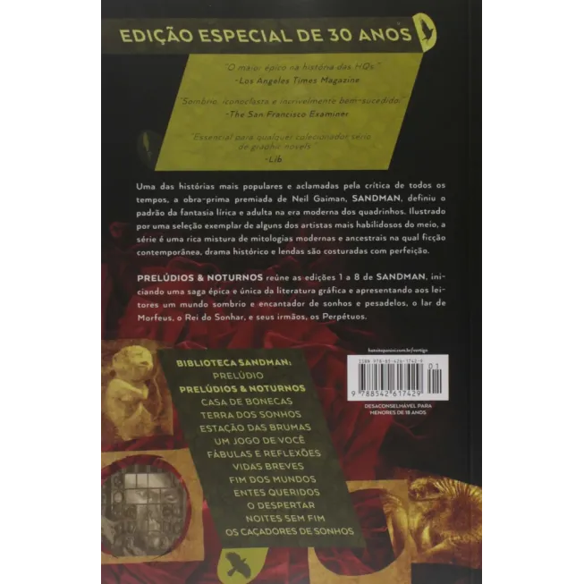 Sandman Vol. 01 - Edição Especial de 30 anos Sandman Vol. 01 - Edição Especial de 30 anos