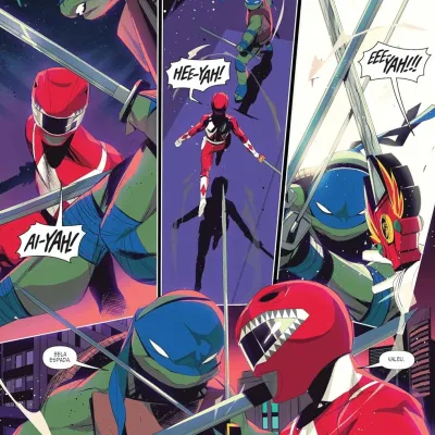 Mighty Morphin Power Rangers e Tartarugas Ninja - Vol. 01