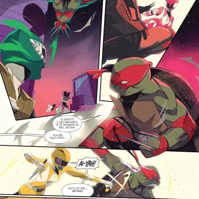 Mighty Morphin Power Rangers e Tartarugas Ninja - Vol. 01