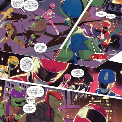 Mighty Morphin Power Rangers e Tartarugas Ninja - Vol. 01