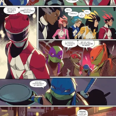 Mighty Morphin Power Rangers e Tartarugas Ninja - Vol. 01