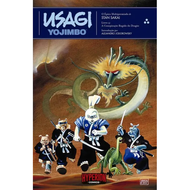 Usagi Yojimbo - Livro 04: A Conspiração Rugido do Dragão