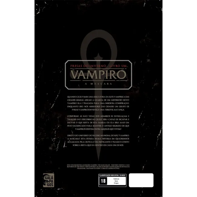 Vampiro: A Máscara HQ - Presas no Inverno: Livro 01 - Galápagos Jogos Vampiro: A Máscara HQ - Presas no Inverno: Livro 01 - Galápagos Jogos