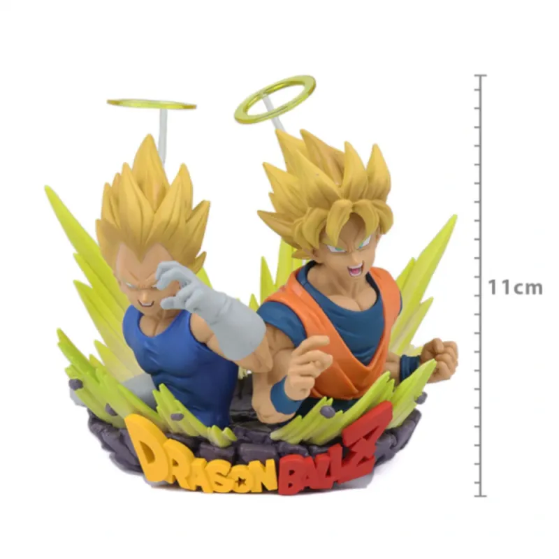 Miniatura Vegeta e Goku (Dragon Ball Z) - Com: Figuration Gogeta Vol.02