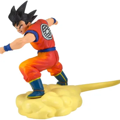 Miniatura Goku na Nuvem Voadora (Dragon Ball Z) - Let's Go Flying Nimbus!