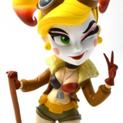 Miniatura Arlequina DC Comics Bombshells