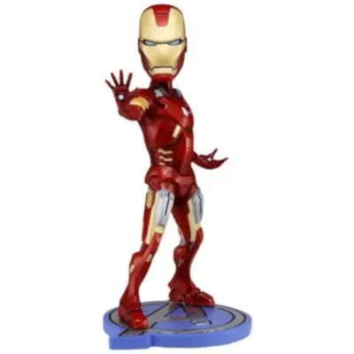 Miniatura Iron Man (Homem de Ferro) Head Knocker - Neca
