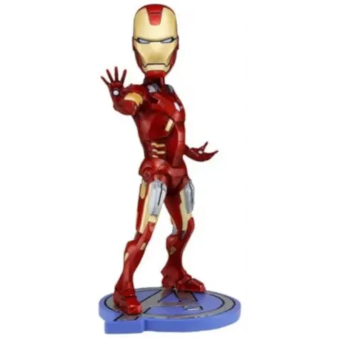 Miniatura Iron Man (Homem de Ferro) Head Knocker - Neca