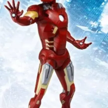 Miniatura Iron Man (Homem de Ferro) Head Knocker - Neca