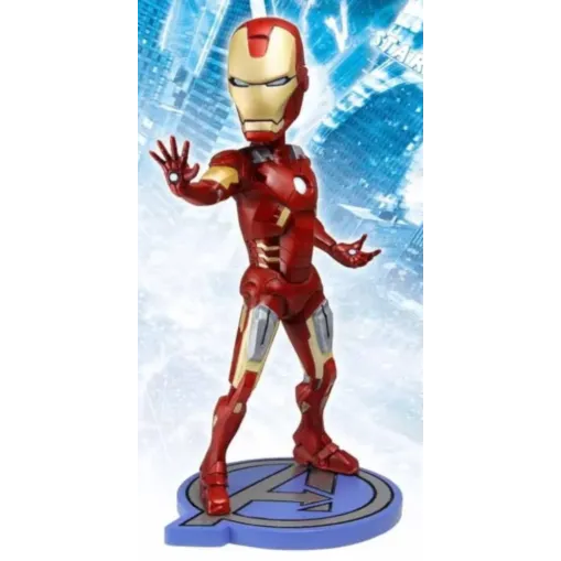 Miniatura Iron Man (Homem de Ferro) Head Knocker - Neca