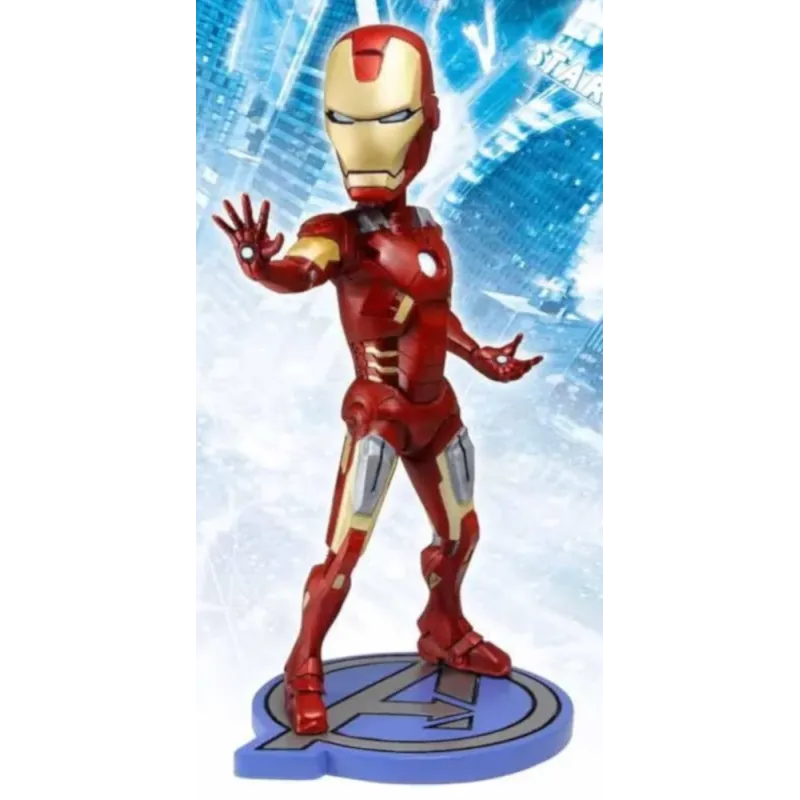 Miniatura Iron Man (Homem de Ferro) Head Knocker - Neca