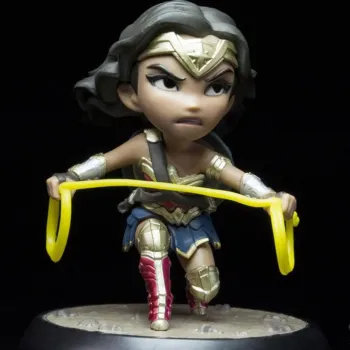 Miniatura Wonder Woman Justice League (Mulher-Maravilha Liga da Justiça) Q-Fig
