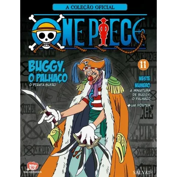 Coleção Oficial One Piece de Miniaturas, A - N° 11 Buggy, o Palhaço