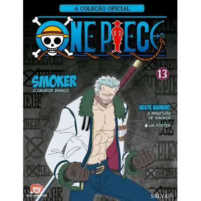 Coleção Oficial One Piece de Miniaturas, A - N° 13 Smoker, O Caçador Branco Coleção Oficial One Piece de Miniaturas, A - N° 13 Smoker, O Caçador Branco