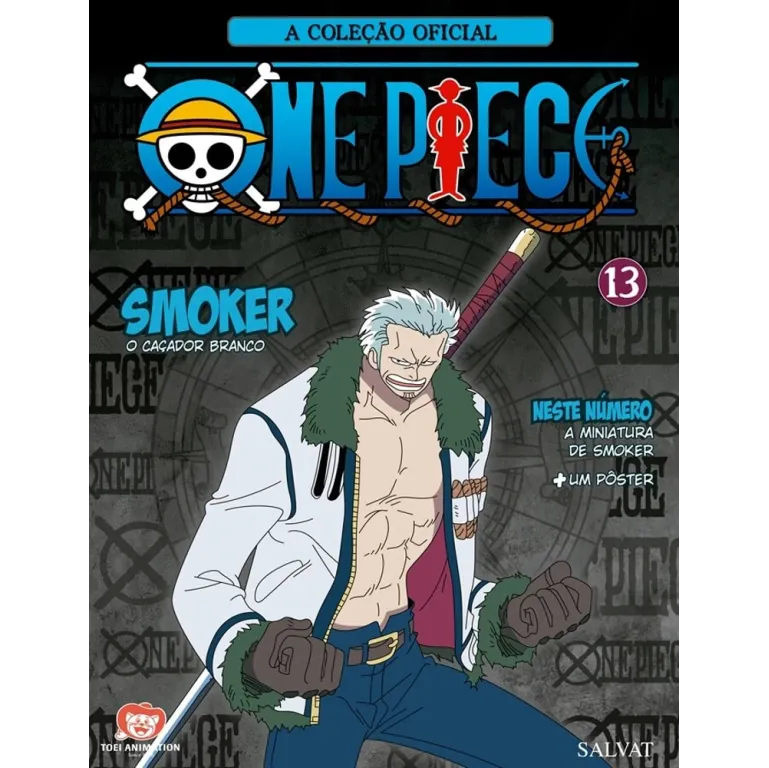 Coleção Oficial One Piece de Miniaturas, A - N° 13 Smoker, O Caçador Branco Coleção Oficial One Piece de Miniaturas, A - N° 13 Smoker, O Caçador Branco